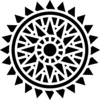 Mandal Lined UI Illustration vector