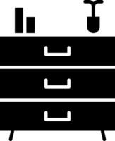 Chest Drawers Graphic Interface Asset vector