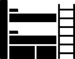 Bunk Bed Soft Shadow Design vector
