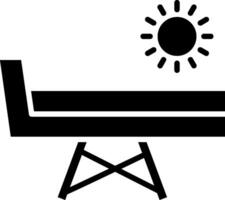 Chaise Longue Digital UI Element vector