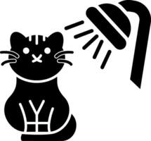Shower Playful Line Icon vector