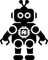 Robot Geometric Shape Symbol vector