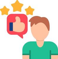 Feedback Responsive Icon Badge vector