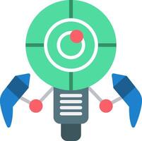 Robot Graphic Interface Asset vector
