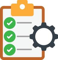 Clipboard Gradient Style Icon vector