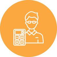 Accountant Creative Interface Art vector
