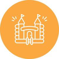 Inflatable Castle Smart UI Graphic vector