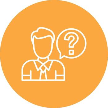 Question Interactive Display Symbol vector