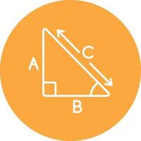 Pythagoras App Style Badge vector