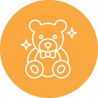 Teddy Bear Interactive UI Graphic vector