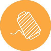 Thread Spool Vibrant UI Element vector