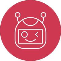 Bot Modern Tech Icon vector