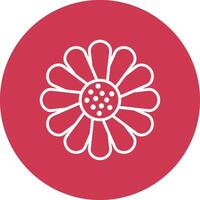 Chamomile App Style Badge vector