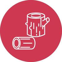 Log Simple UI Visual vector