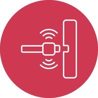 Proximity Sensor Bold App Illustration vector