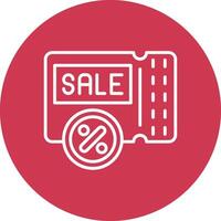 Voucher Outlined App Visual vector