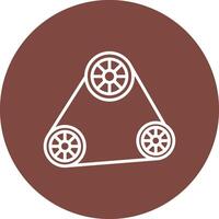Belt Drive Kit Minimal Touch Graphic vector