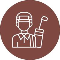 Caddy Gradient Style Icon vector
