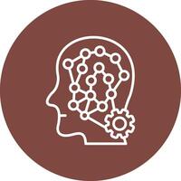 Deep Learning Neon Graphic Style vector