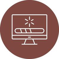 Loading Flat Styled Symbol vector