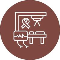 Oncology Web Interface Symbol vector