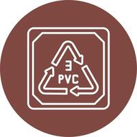 Polyvinyl Chloride Abstract Web Element vector