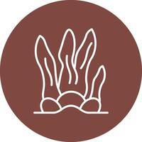 Seagrass Minimal Touch Graphic vector