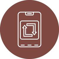 Repost Minimal Concept Visual vector