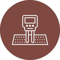 Soil Moisture Sensor Sharp Edge Symbol vector