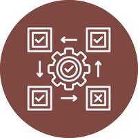 Unit Testing Sleek Graphic Mark vector