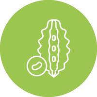 Bitter Gourd Subtle UI Style vector