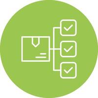 Distribution Line Style Symbol vector