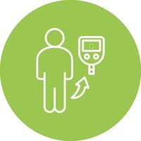 Diabetes Digital Abstract Form vector