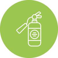 Fire Extinguisher Bold Web Icon vector