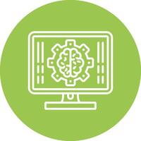 Functional Handcrafted Digital Icon vector