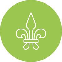 Fleur De Lis Digital UI Element vector