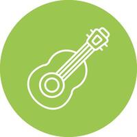 Guitar Abstract Web Element vector