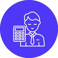 Accountant UX Inspired Design vector