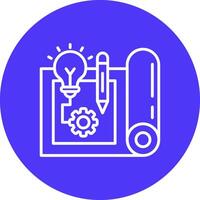 Blueprint Soft Shadow Design vector