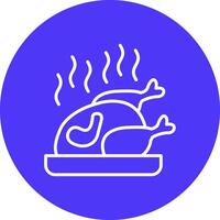 Chicken Elegant Piece vector