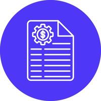 Data Content Standards Solid Fill Design vector