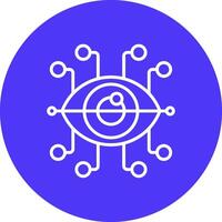 Iris Recognition Simple UI Visual vector