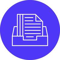 Inbox Digital UI Element vector