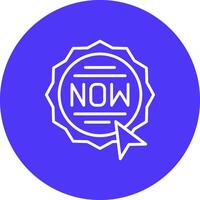 Now Mobile Ready Icon vector