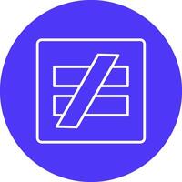 Not Equal Pop Color Style vector