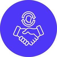 Retention Responsive Icon Badge vector