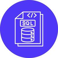 Sql Digital UI Element vector