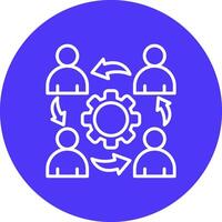 Teamwork Color Block Design vector