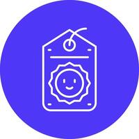 Tag Functional Flat Style vector