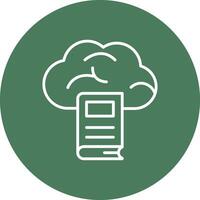 Cloud Library UI Toolkit Element vector